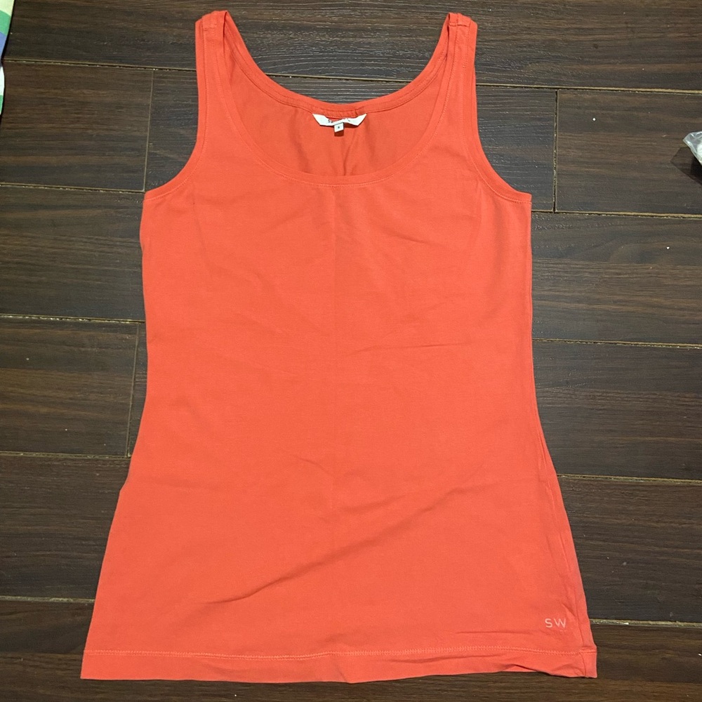 Women's Orange Tank Top Sz: S